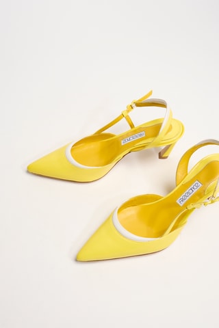 Nappaleren Pumps Demi - Geel