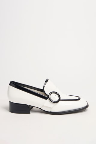 Leren Mocassins Fin - Wit