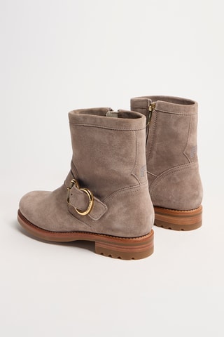 Nubuck Enkellaarzen Thorn - Beige