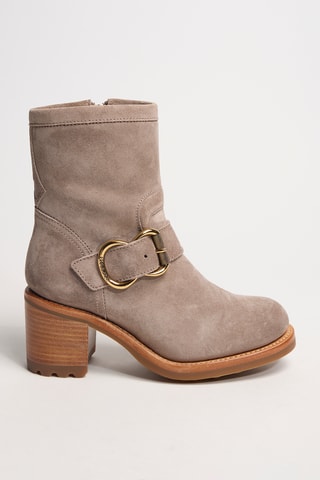 Nubuck Enkellaarzen Thorn - Beige