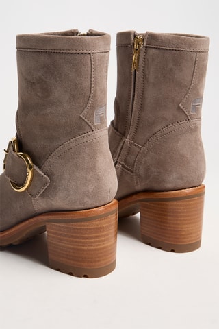 Nubuck Enkellaarzen Thorn - Beige