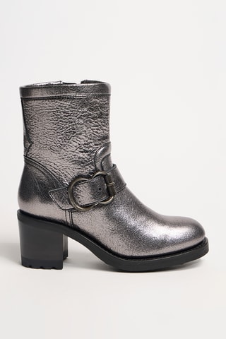 Bottines en cuir Thorn - Anthracite