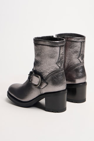 Bottines en cuir Thorn - Anthracite