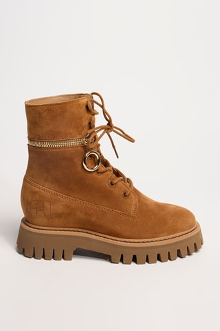 Nubuck Enkellaarzen Juno - Camel