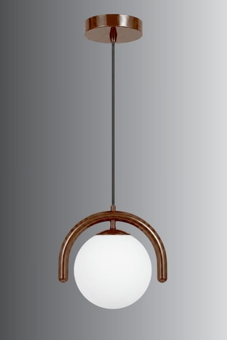 Suspension Gedik - 40 W - Marron