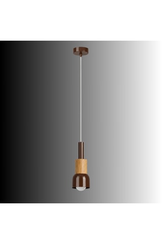 Suspension en bois - Marron - 40 W