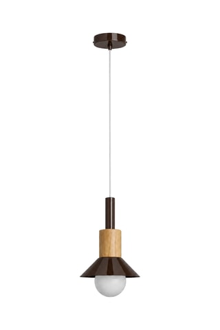 Suspension en bois - Marron - 40 W
