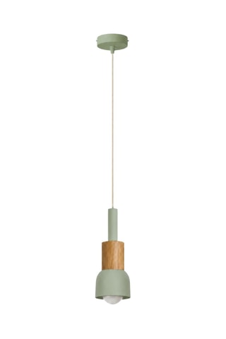 Suspension en bois - Vert - 40 W