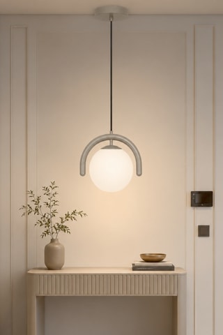 Suspension Gedik - 40 W - Gris