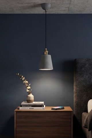 Lámpara de techo Novella - Gris - 40 W
