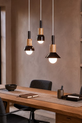 Suspension Elwood - Marron - 3 x 40 W