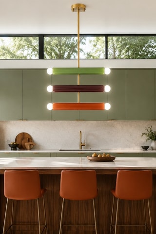 Suspension Vento - Vert - 6 x 40 W
