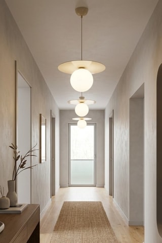 Suspension Vesper - Beige - 10 W