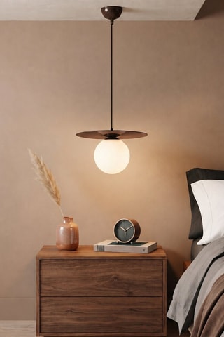 Suspension Vesper - Marron - 10 W