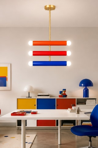 Suspension Vento - Multicolore - 6 x 40 W