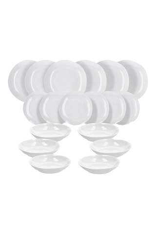 Vajilla de porcelana Delphi - 18 piezas