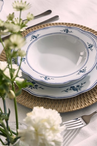 Vajilla Heritage Florals - 18 piezas