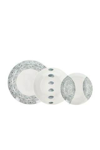 Vajilla de porcelana Soltice - 18 piezas
