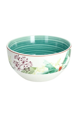 6 boles de porcelana Madison Tropicalia - 14 x 7 cm