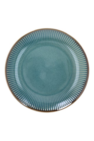 Plato de postre de gres - 20,5 x 2,5 cm