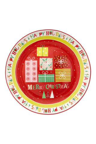Plato llano de porcelana Natale Christmas Gift - 30 cm