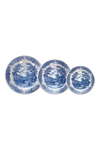Vajilla de gres Vela Old England - 18 piezas