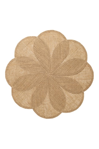 12 manteles individuales Florette - Beige - 38 cm - Multicolor
