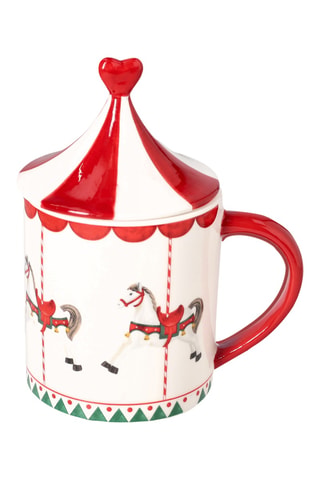 Taza de gres Mistletoe Festival - 43 cl