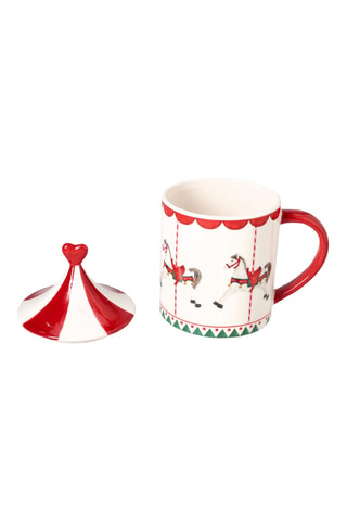 Taza de gres Mistletoe Festival - 43 cl