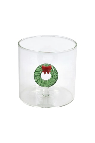 6 vasos de vidrio de borosilicato Natale Cheermas - 35 cl