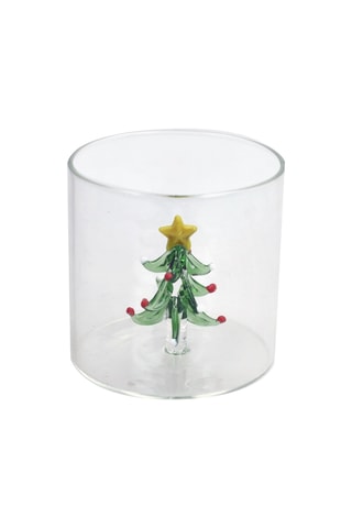 6 vasos de vidrio de borosilicato Natale Cheermas - 35 cl