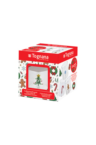 6 vasos de vidrio de borosilicato Natale Cheermas - 35 cl