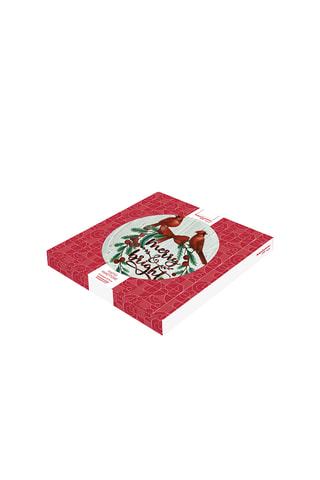 Plato de postre de porcelana Cinzia Merry & Bright - 31 cm