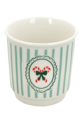4 tazas de expreso de porcelana New Bone China Jolly Lines - 10 cl