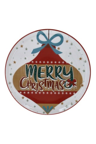 Plato llano de porcelana Cinzia Merry Charm - 29 cm
