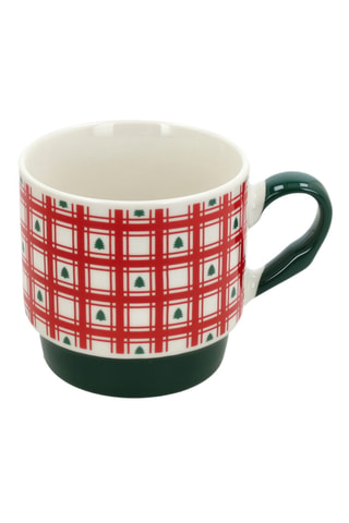 2 tazas de porcelana New Bone China Holiday Mix - 33,5 cl - Modelo aleatorio