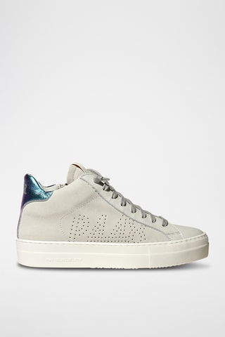 Baskets montantes en cuir - Rose