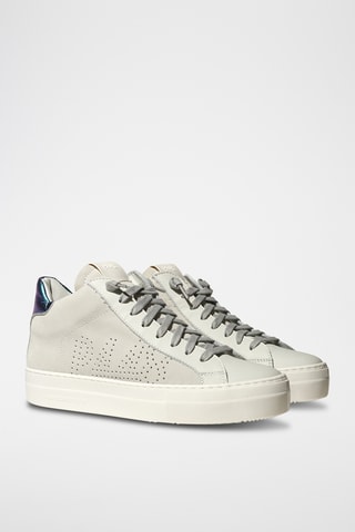 Baskets montantes en cuir - Rose