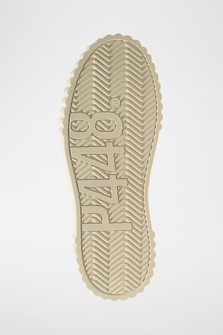 Baskets plateformes en cuir - Blanc