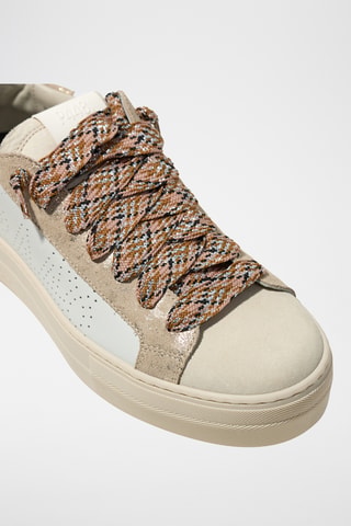 Baskets plateformes en cuir - Blanc