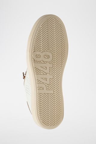 Baskets plateformes en cuir - Blanc
