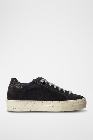 Baskets plateformes en cuir - Blanc
