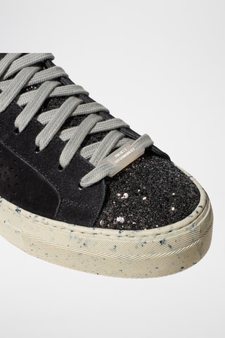 Baskets plateformes en cuir - Blanc