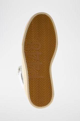 Baskets montantes en cuir - Bleu