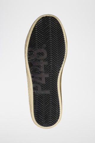 Baskets montantes en cuir - Beige