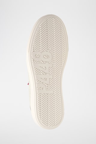 Baskets plateformes en cuir - Blanc