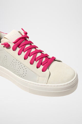 Baskets plateformes en cuir - Blanc