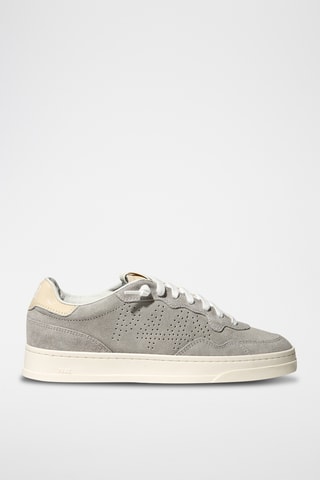 Baskets en nubuck - Bleu