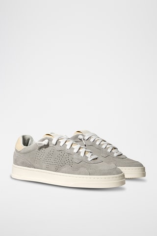 Baskets en nubuck - Bleu