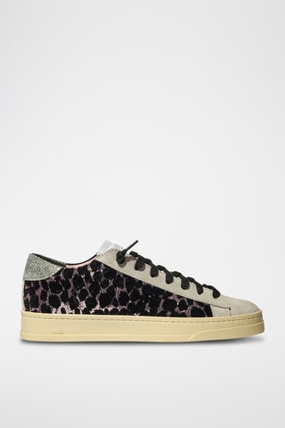 Baskets en nubuck - Bleu